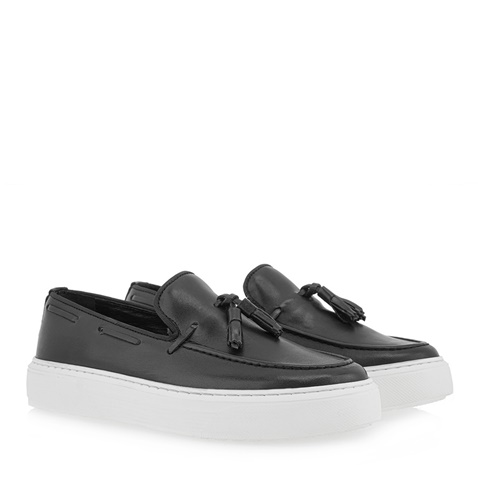 OZIYS-Ανδρικά loafers OZIYS Q560A6012 μαύρα