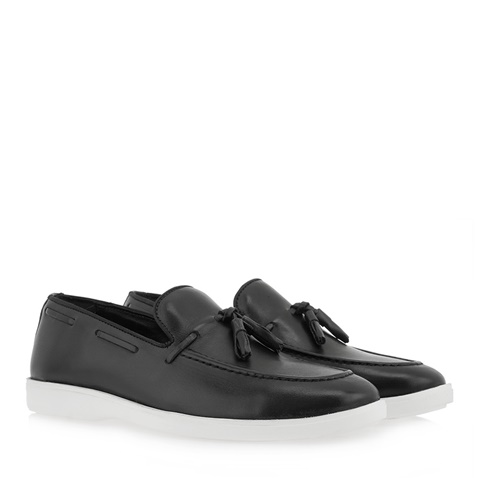 OZIYS-Ανδρικά loafers OZIYS Q560A7012 μαύρα