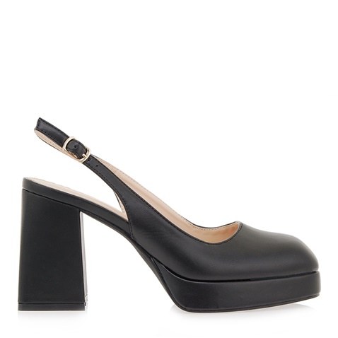 LA BOTTINE-Γυναικείες slingback γόβες LA BOTTINE Q419X9935 μαύρες
