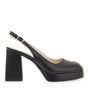 LA BOTTINE-Γυναικείες slingback γόβες LA BOTTINE Q419X9935 μαύρες