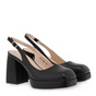 LA BOTTINE-Γυναικείες slingback γόβες LA BOTTINE Q419X9935 μαύρες