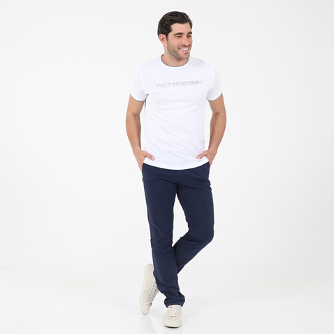 NAVY & GREEN-Ανδρικό t-shirt NAVY & GREEN λευκό