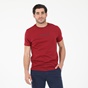 NAVY & GREEN-Ανδρικό t-shirt NAVY & GREEN κόκκινο