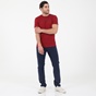 NAVY & GREEN-Ανδρικό t-shirt NAVY & GREEN κόκκινο