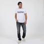 NAVY & GREEN-Ανδρικό t-shirt NAVY & GREEN λευκό