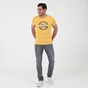 NAVY & GREEN-Ανδρικό t-shirt NAVY & GREEN κίτρινο