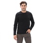 NAVY & GREEN-Ανδρικό μακρυμάνικο t-shirt NAVY & GREEN μαύρο
