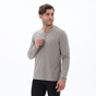 NAVY & GREEN-Ανδρικό μακρυμάνικο t-shirt NAVY & GREEN γκρι