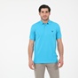 NAVY & GREEN-Ανδρική polo μπλούζα NAVY & GREEN τιρκουάζ