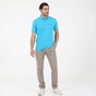 NAVY & GREEN-Ανδρική polo μπλούζα NAVY & GREEN τιρκουάζ