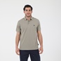 NAVY & GREEN-Ανδρική polo μπλούζα NAVY & GREEN μπεζ