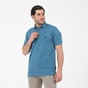 NAVY & GREEN-Ανδρική polo μπλούζα NAVY & GREEN μπλε