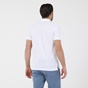 NAVY & GREEN-Ανδρική polo μπλούζα NAVY & GREEN λευκή