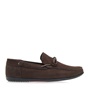 JK LONDON-Ανδρικά loafers JK LONDON Q528B5031 καφέ nubuck