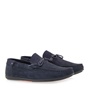 JK LONDON-Ανδρικά παπούτσια loafers JK LONDON Q528B5031 μπλε nubuck
