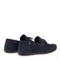 JK LONDON-Ανδρικά παπούτσια loafers JK LONDON Q528B5031 μπλε nubuck