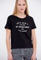 FUNKY BUDDHA-Γυναικείο t-shirt FUNKY BUDDHA μαύρο
