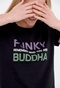 FUNKY BUDDHA-Γυναικείο t-shirt FUNKY BUDDHA μαύρο