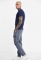 FUNKY BUDDHA-Ανδρικό essential comfort fit cargo παντελόνι FUNKY BUDDHA γκρι
