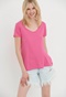 FUNKY BUDDHA-Γυναικείο t-shirt FUNKY BUDDHA ροζ