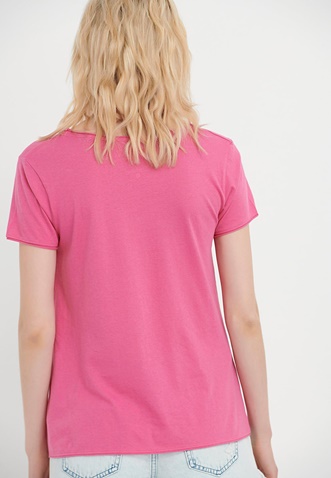 FUNKY BUDDHA-Γυναικείο t-shirt FUNKY BUDDHA ροζ
