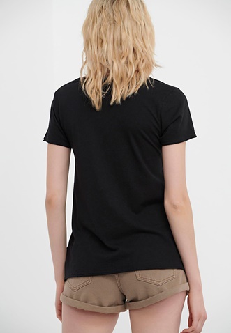 FUNKY BUDDHA-Γυναικείο t-shirt FUNKY BUDDHA μαύρο