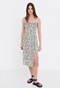 FUNKY BUDDHA-Γυναικείο midi φόρεμα FUNKY BUDDHA FBL005-129-13 floral