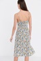 FUNKY BUDDHA-Γυναικείο midi φόρεμα FUNKY BUDDHA FBL005-129-13 floral