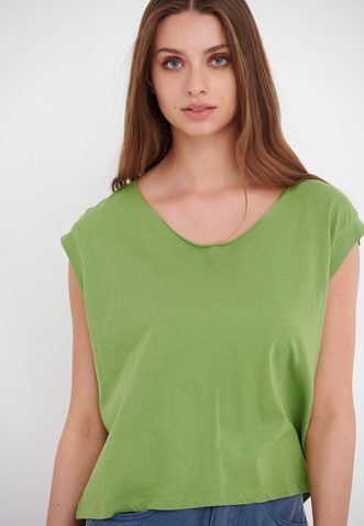FUNKY BUDDHA-Γυναικείο t-shirt FUNKY BUDDHA πράσινο
