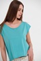FUNKY BUDDHA-Γυναικείο t-shirt FUNKY BUDDHA τιρκουάζ