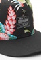 FUNKY BUDDHA-Ανδρικό καπέλο jockey FUNKY BUDDHA μαύρο floral
