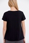 FUNKY BUDDHA-Γυναικείο essential t-shirt FUNKY BUDDHA μαύρο