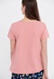 FUNKY BUDDHA-Γυναικείο essential t-shirt FUNKY BUDDHA ροζ
