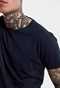 FUNKY BUDDHA-Ανδρικό t-shirt FUNKY BUDDHA loose fit μπλε