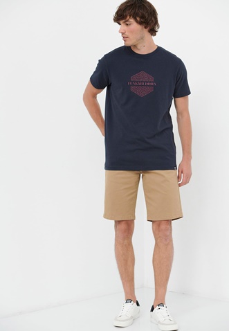 FUNKY BUDDHA-Ανδρικό t-shirt FUNKY BUDDHA μπλε