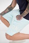 FUNKY BUDDHA-Ανδρική αθλητική βερμούδα FUNKY BUDDHA FBM005-051-03 ανοιχτό μπλε