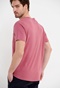 FUNKY BUDDHA-Ανδρικό t-shirt FUNKY BUDDHA loose fit ροζ