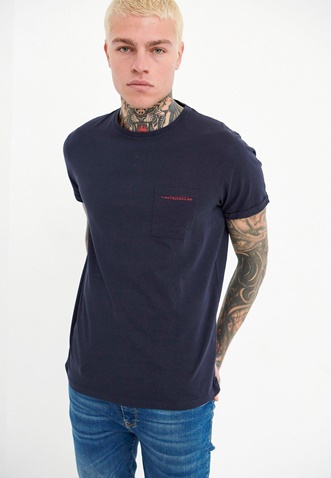 FUNKY BUDDHA-Ανδρικό t-shirt FUNKY BUDDHA μπλε