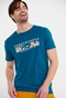 FUNKY BUDDHA-Ανδρικό t-shirt FUNKY BUDDHA μπλε