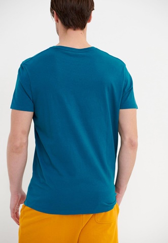 FUNKY BUDDHA-Ανδρικό t-shirt FUNKY BUDDHA μπλε