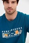 FUNKY BUDDHA-Ανδρικό t-shirt FUNKY BUDDHA μπλε