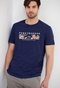 FUNKY BUDDHA-Ανδρικό t-shirt FUNKY BUDDHA μπλε
