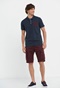 FUNKY BUDDHA-Ανδρική polo μπλούζα FUNKY BUDDHA FBM005-010-11 μπλε