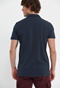 FUNKY BUDDHA-Ανδρική polo μπλούζα FUNKY BUDDHA FBM005-010-11 μπλε