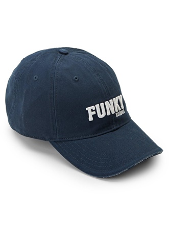 FUNKY BUDDHA-Ανδρικό καπέλο jockey FUNKY BUDDHA μπλε λευκό