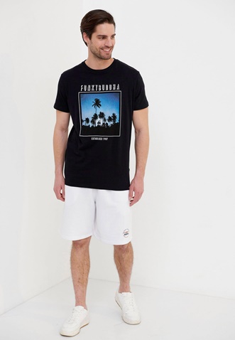 FUNKY BUDDHA-Ανδρικό t-shirt FUNKY BUDDHA μαύρο