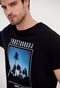 FUNKY BUDDHA-Ανδρικό t-shirt FUNKY BUDDHA μαύρο
