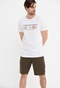 FUNKY BUDDHA-Ανδρικό t-shirt FUNKY BUDDHA λευκό