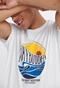 FUNKY BUDDHA-Ανδρικό t-shirt FUNKY BUDDHA κίτρινο