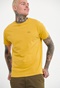 FUNKY BUDDHA-Ανδρικό essential t-shirt FUNKY BUDDHA κίτρινο